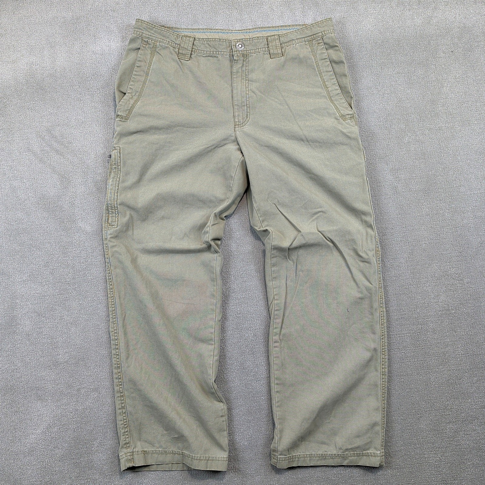 Columbia Cargo Pants Men 36x30 Khaki Tan Omni-Shield Cotton Utility Hiking Trail — photo 3