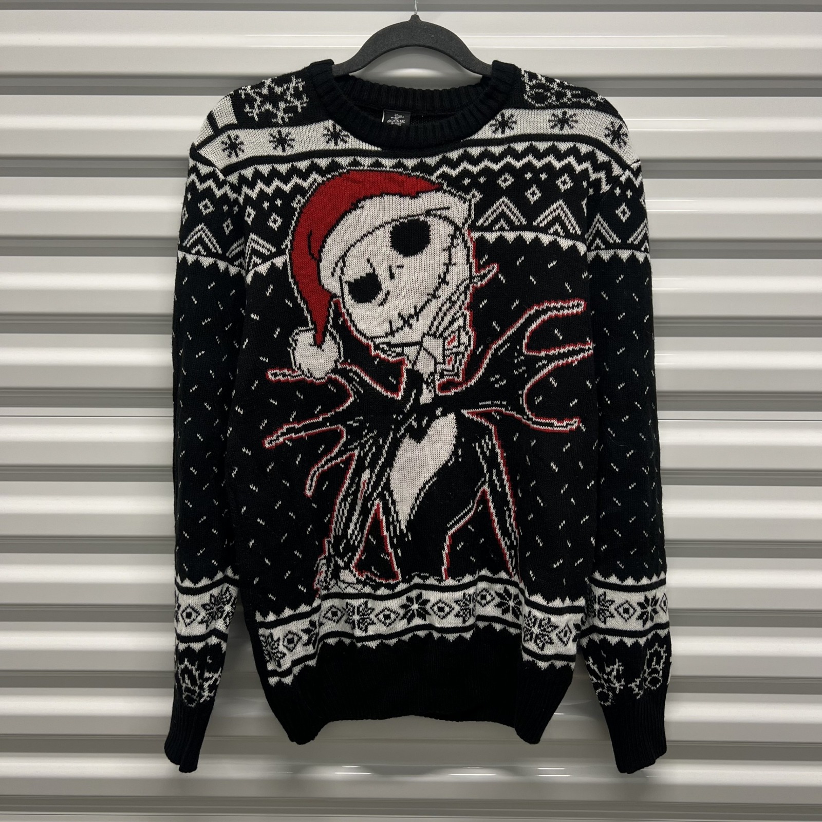 Disney Nightmare Before Christmas Size S Jack Skellington Ugly Christmas Sweater — photo 2